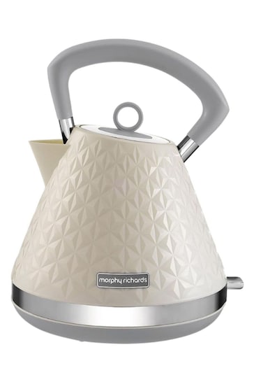 Morphy Richards Cream Vector Pyramid Kettle