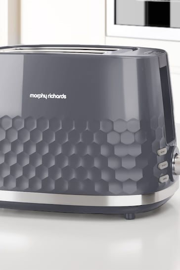 Morphy Richards Grey Hive 2 Slice Toaster