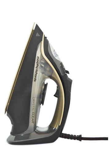 Morphy Richards Gold And Black Crystal Clear Steam Iron