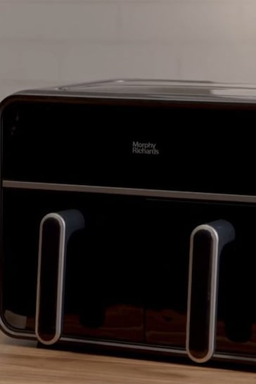 Morphy Richards Black Digital 7.2L Dual Air Fryer