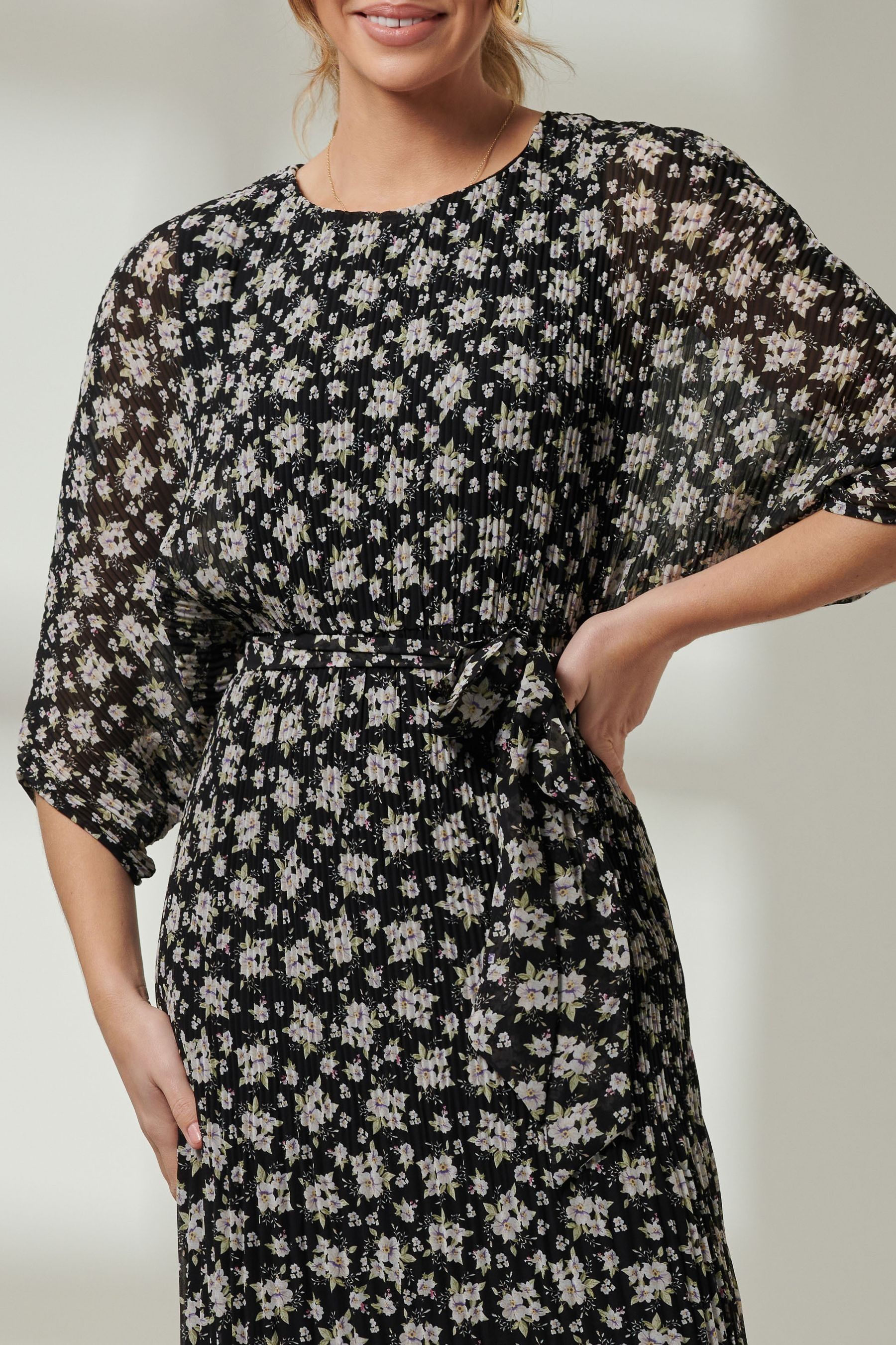 Chelsea shoulder tie chiffon dress discount
