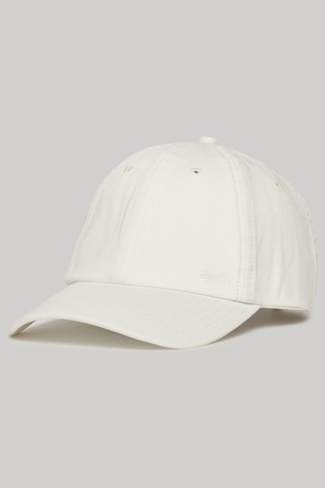 Superdry White Vintage Embroidered Cap