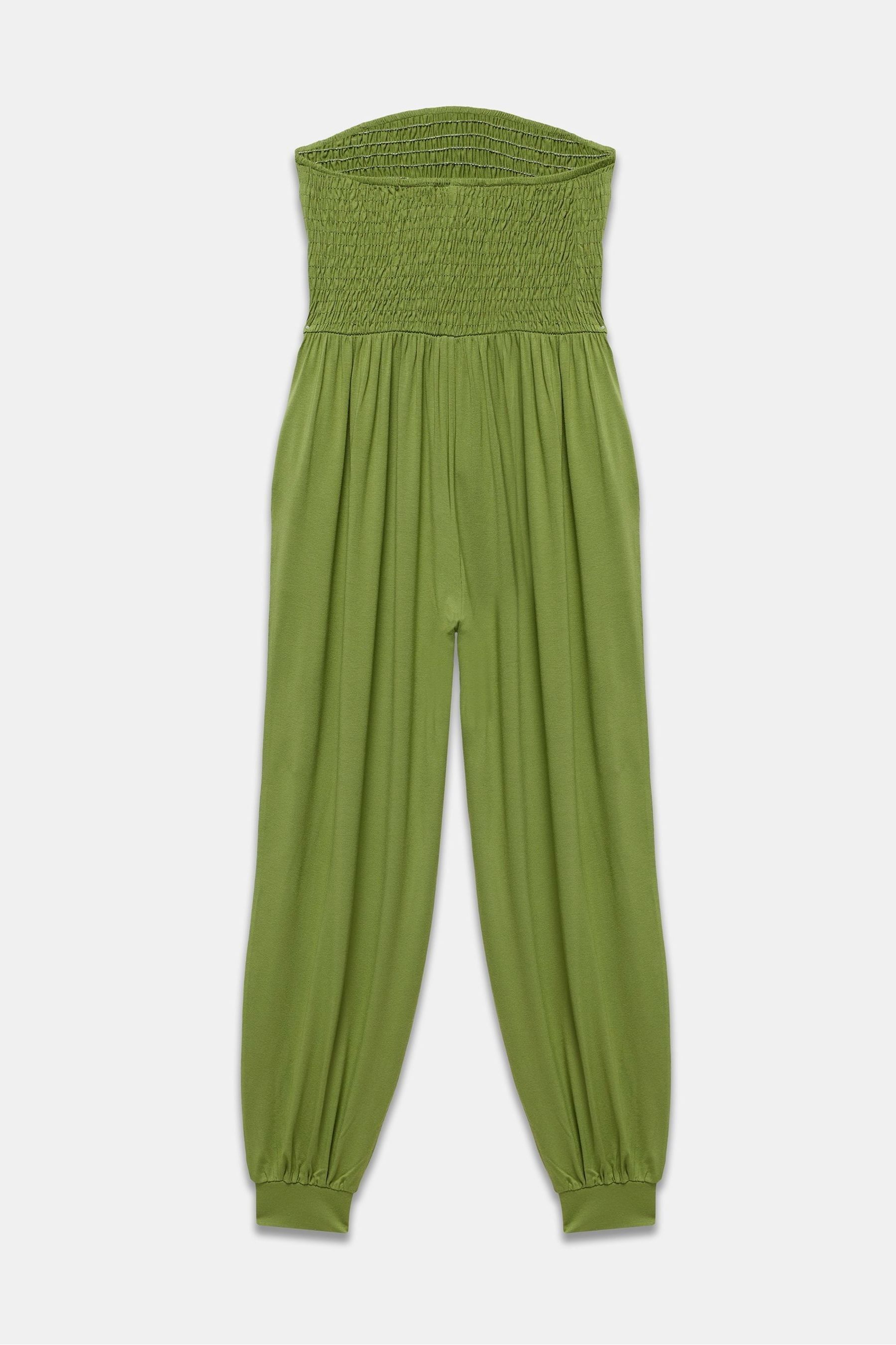 Buy Mint Velvet Green Jersey Bandeau Jumpsuit from the Next UK online shop