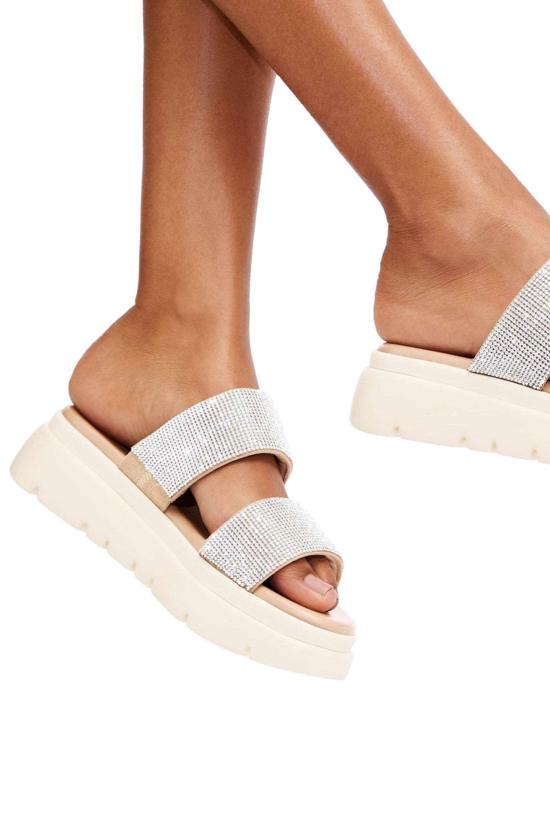Buy Carvela Comfort Silver Chrome KRYPTON Sandals from the Next UK online shop