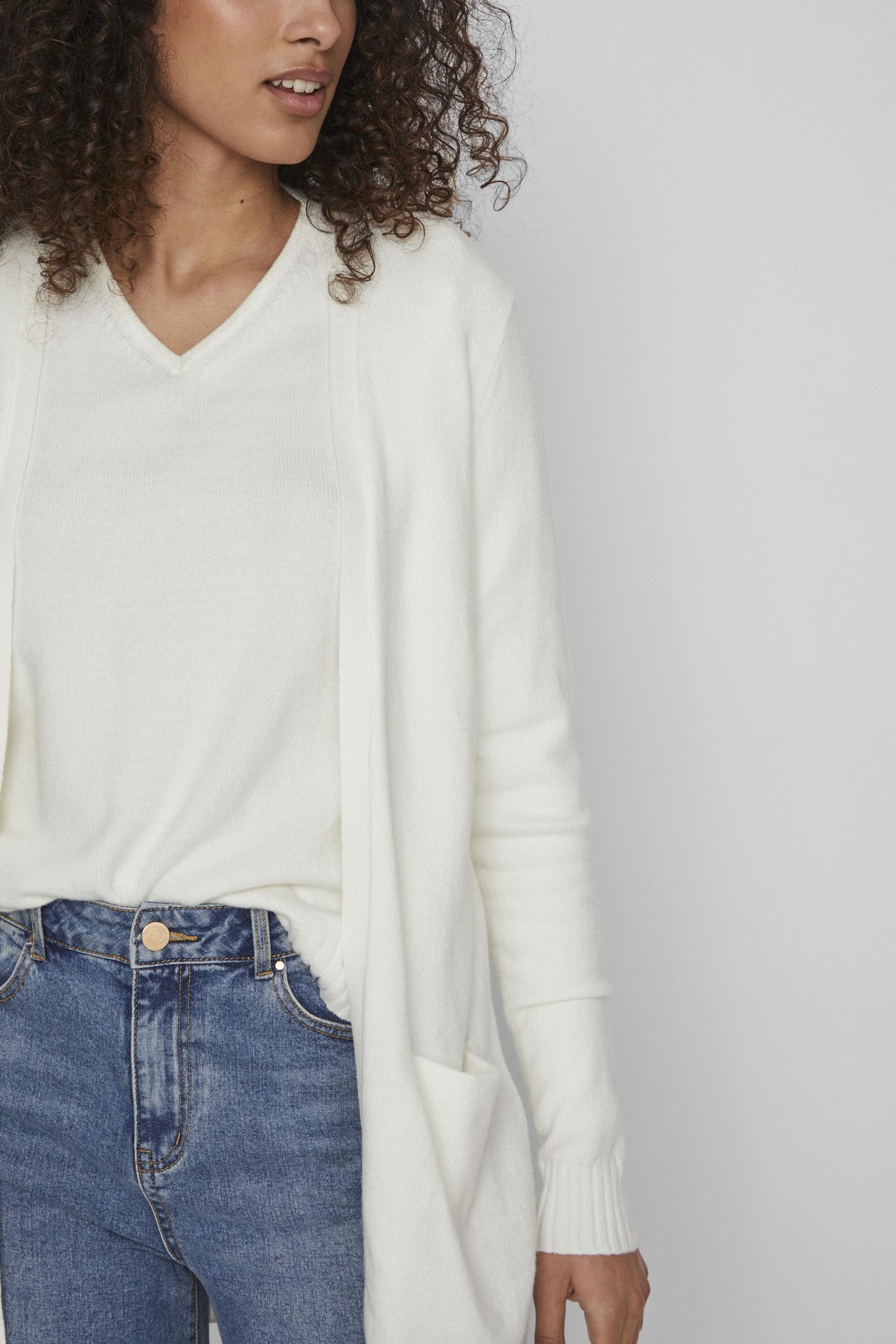 Women's lightweight white cardigan cheap