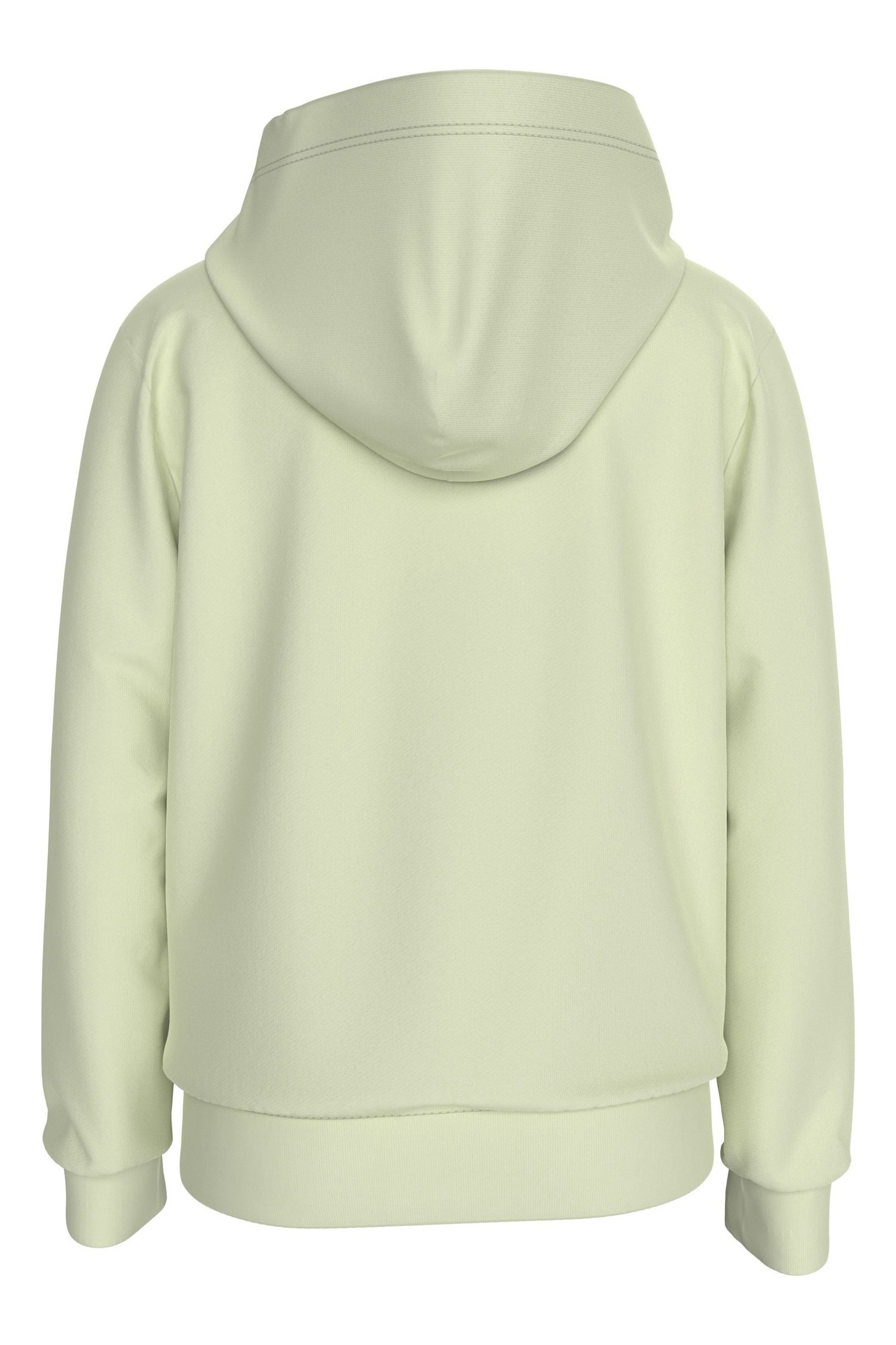 Buy Calvin Klein Green Monogram Mini Badge Hoodie from the Next UK online shop