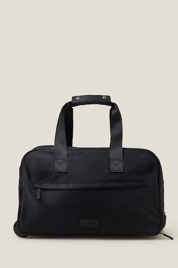 Accessorize Black Pull Along Weekender Bag