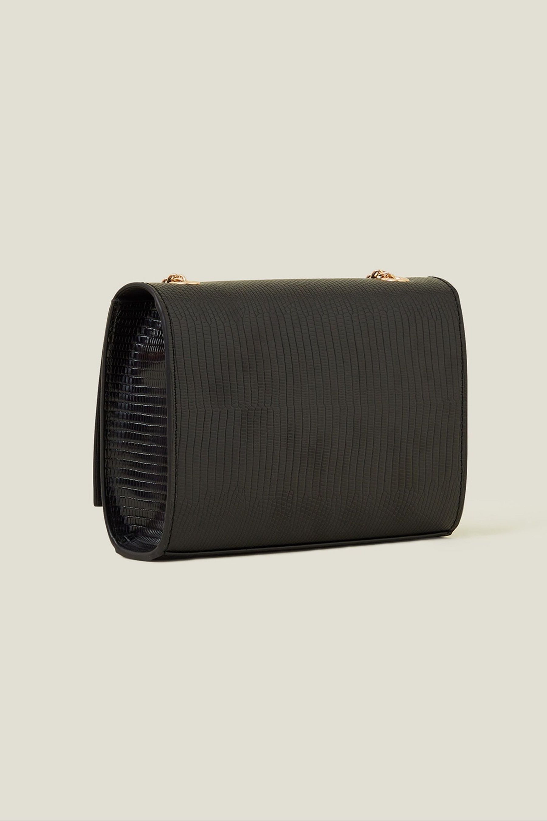 Buy Accessorize Black Chain Twist Lock Shoulder Bag from the Next UK online shop