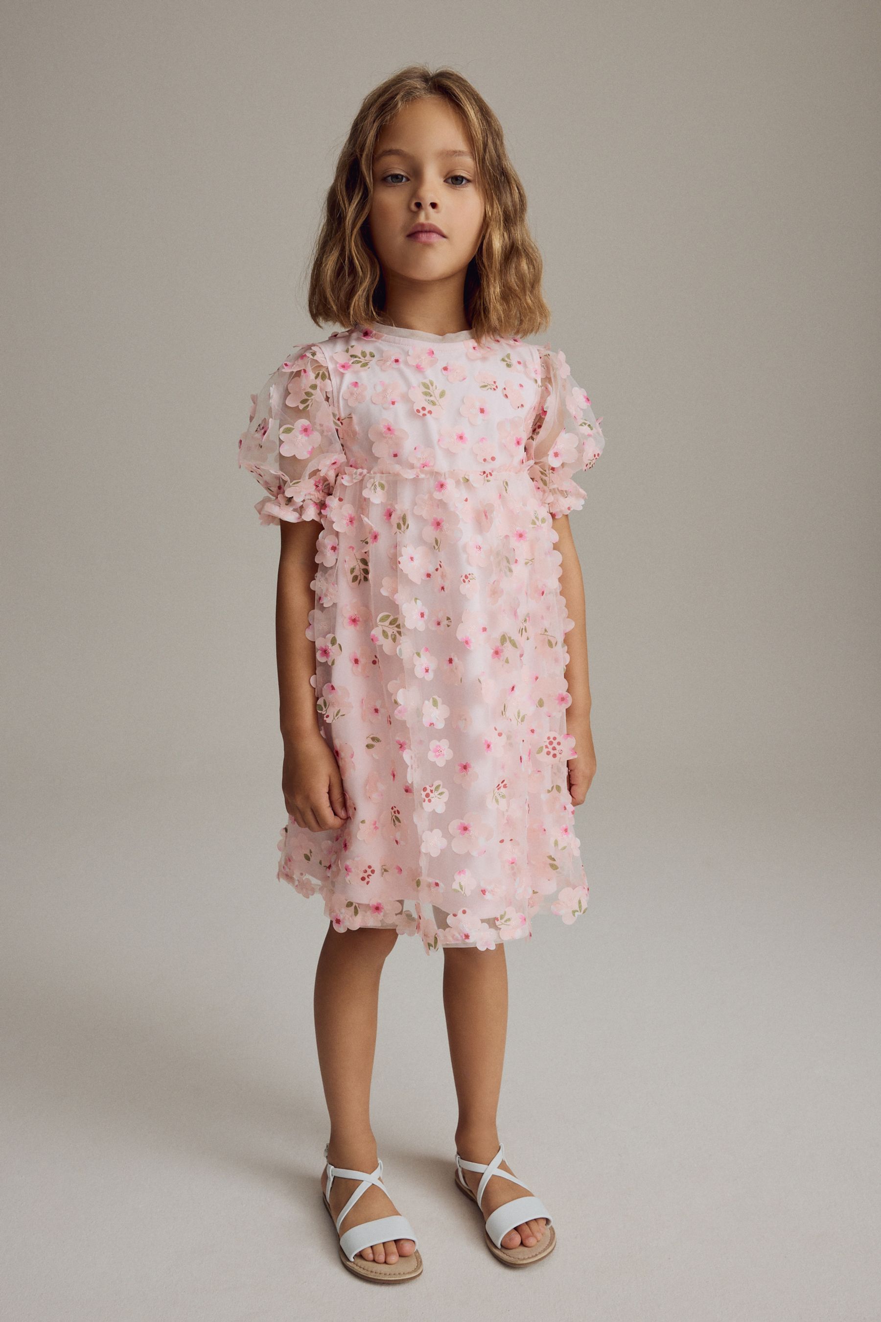 Printed party frocks clearance