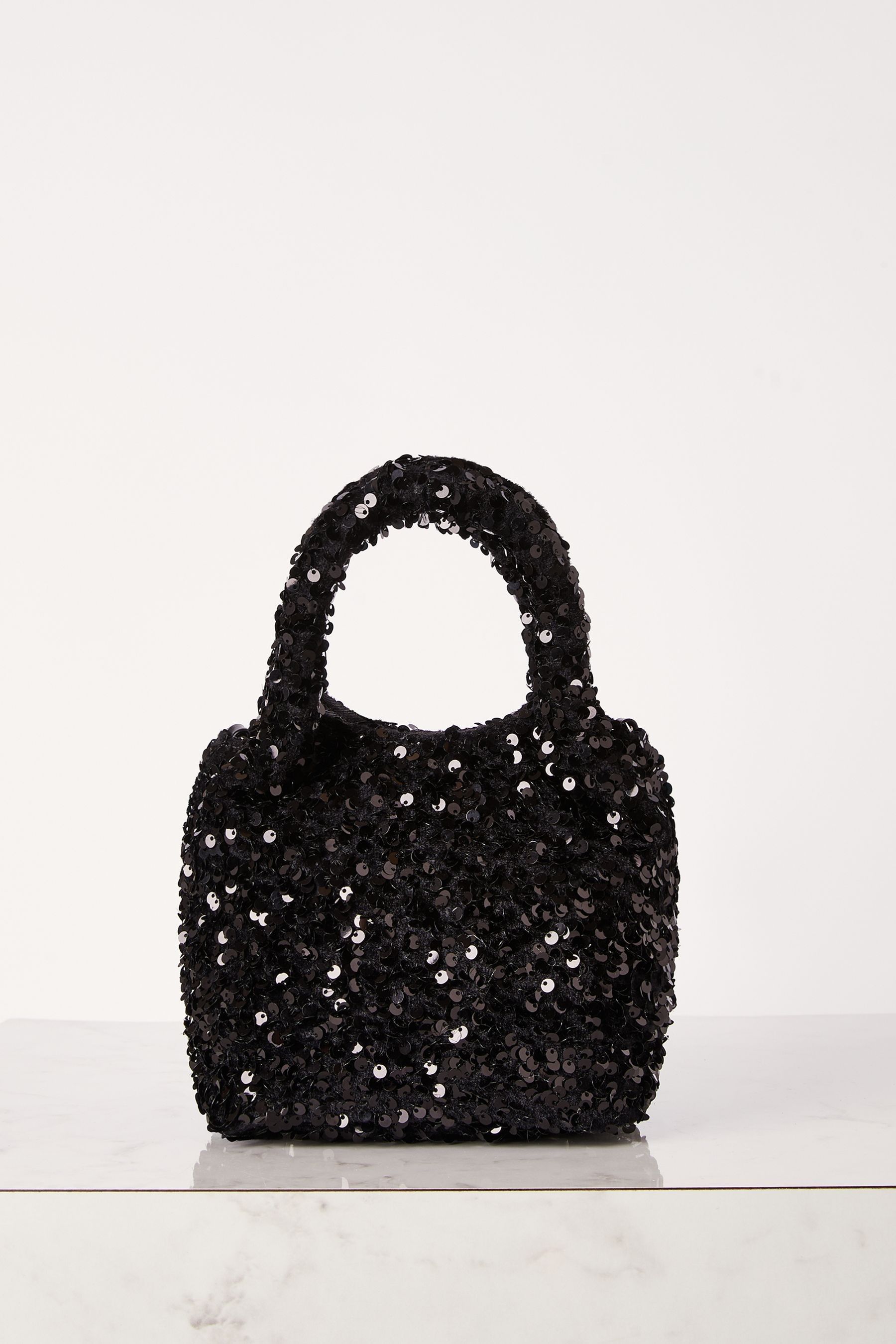 Black embellished bag on sale