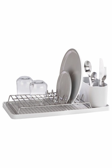 ReBorn Stone Compact Rack Tidy Cutlery Drainer Bundle