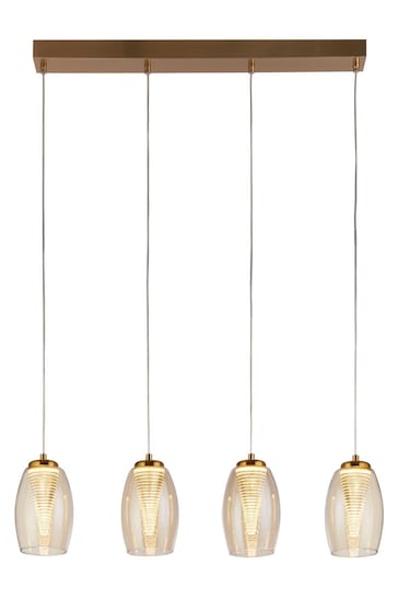 Searchlight Bronze Aspire 4 Light Bar Pendant Ceiling Light