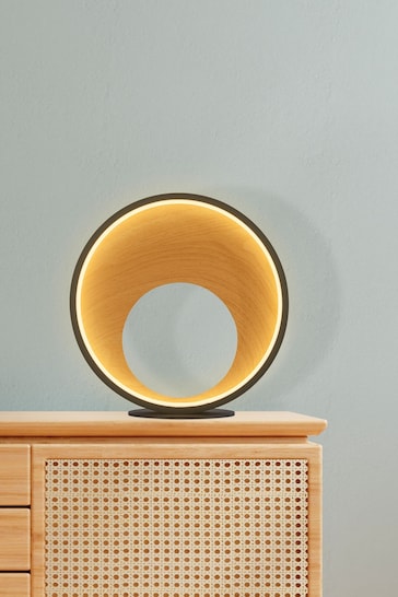 Searchlight Black/Brown Galactic Table Lamp