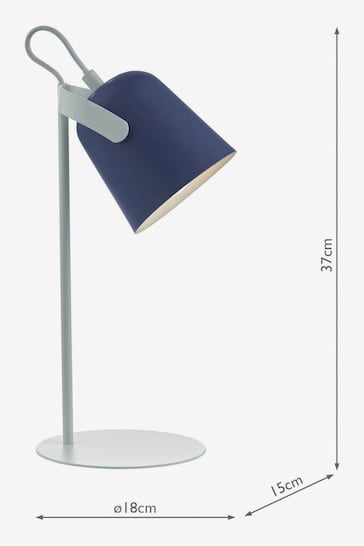 Dar Lighting Blue Effie Table Lamp