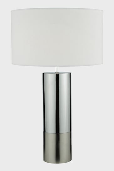 Dar Lighting Chrome Ingleby Table Lamp