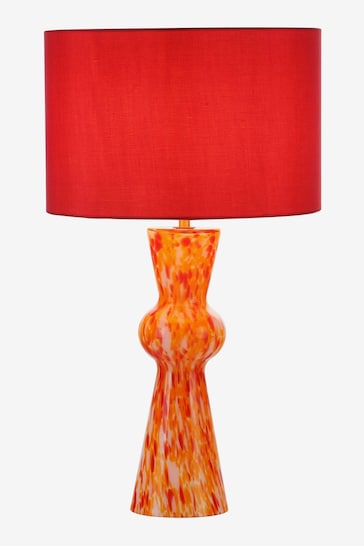 Dar Lighting Red Rheneas Table Lamp