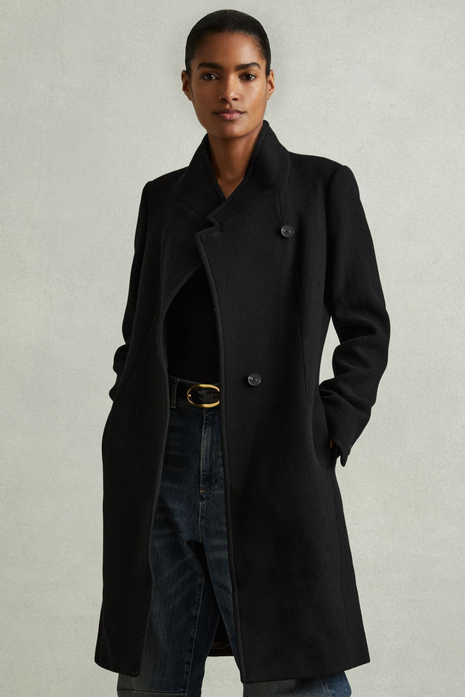 Black breasted coat discount