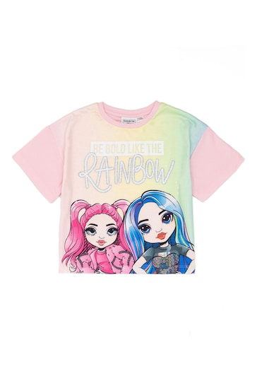 Vanilla Underground Pink Girls Rainbow High Licensing Short Pyjamas