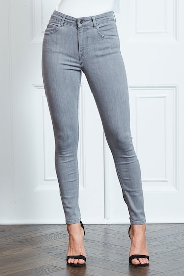 Sosandar Grey Perfect Skinny Jeans