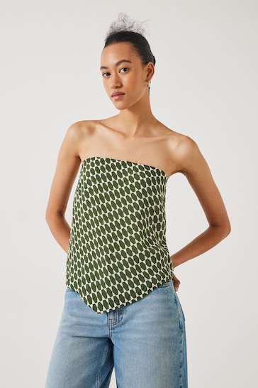 Hush Green Aminah Bandeau Top