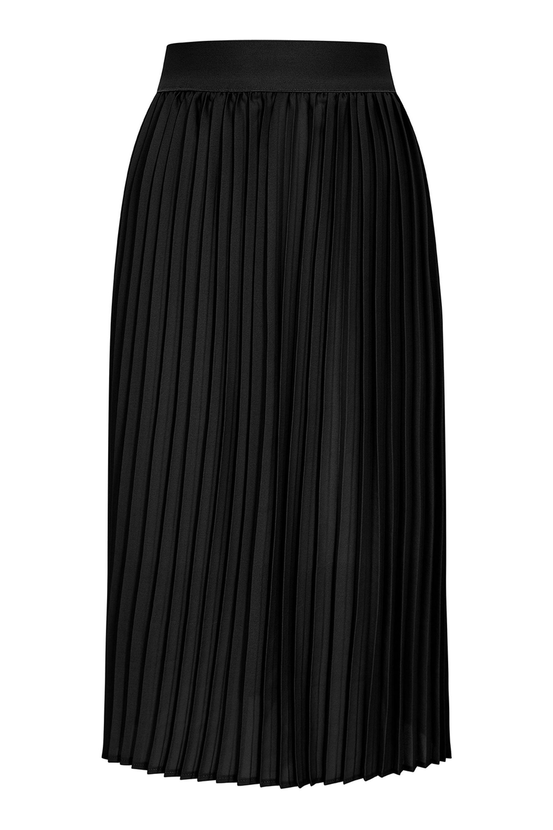 Black chiffon pleated skirt mint velvet online