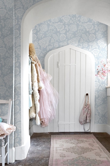 Shabby Chic by Rachel Ashwell® Blue Stipple Wallpaper