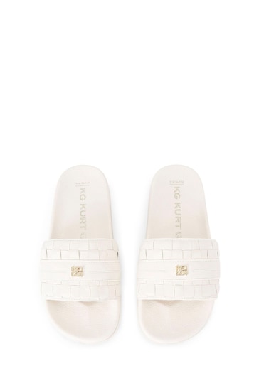 KG Kurt Geiger Cream Rumba Sandals