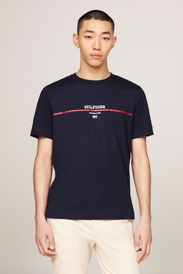 Tommy Hilfiger Blue Stripe T-Shirt