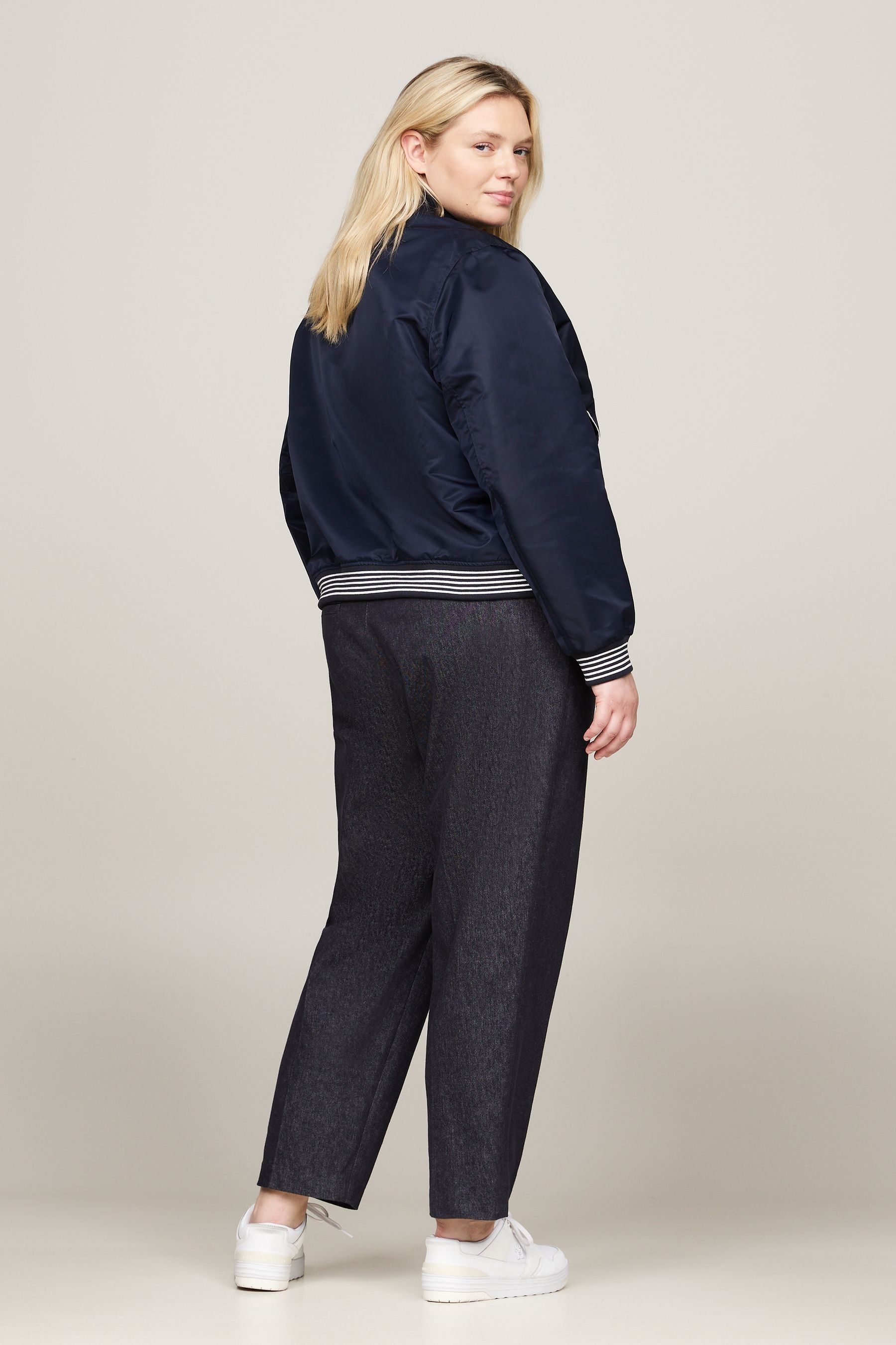 Buy Tommy Hilfiger Blue Bomber Jacket from the Next UK online shop