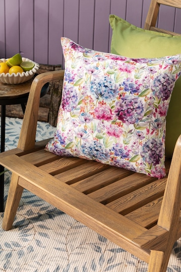 Voyage Maison Multicolour Hydrangea Floral Outdoor Cushion