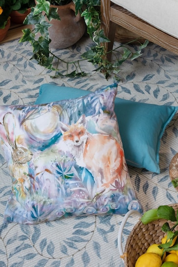 Voyage Maison Multicolour Fox And Hare Outdoor Cushion