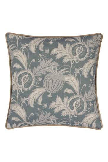 Evans Lichfield Petrol Chatsworth Heirloom Piped Cushion