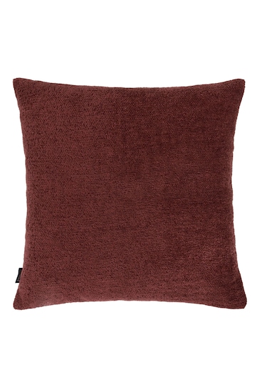 Paoletti Marsala Red Nellim Boucle Square Cushion