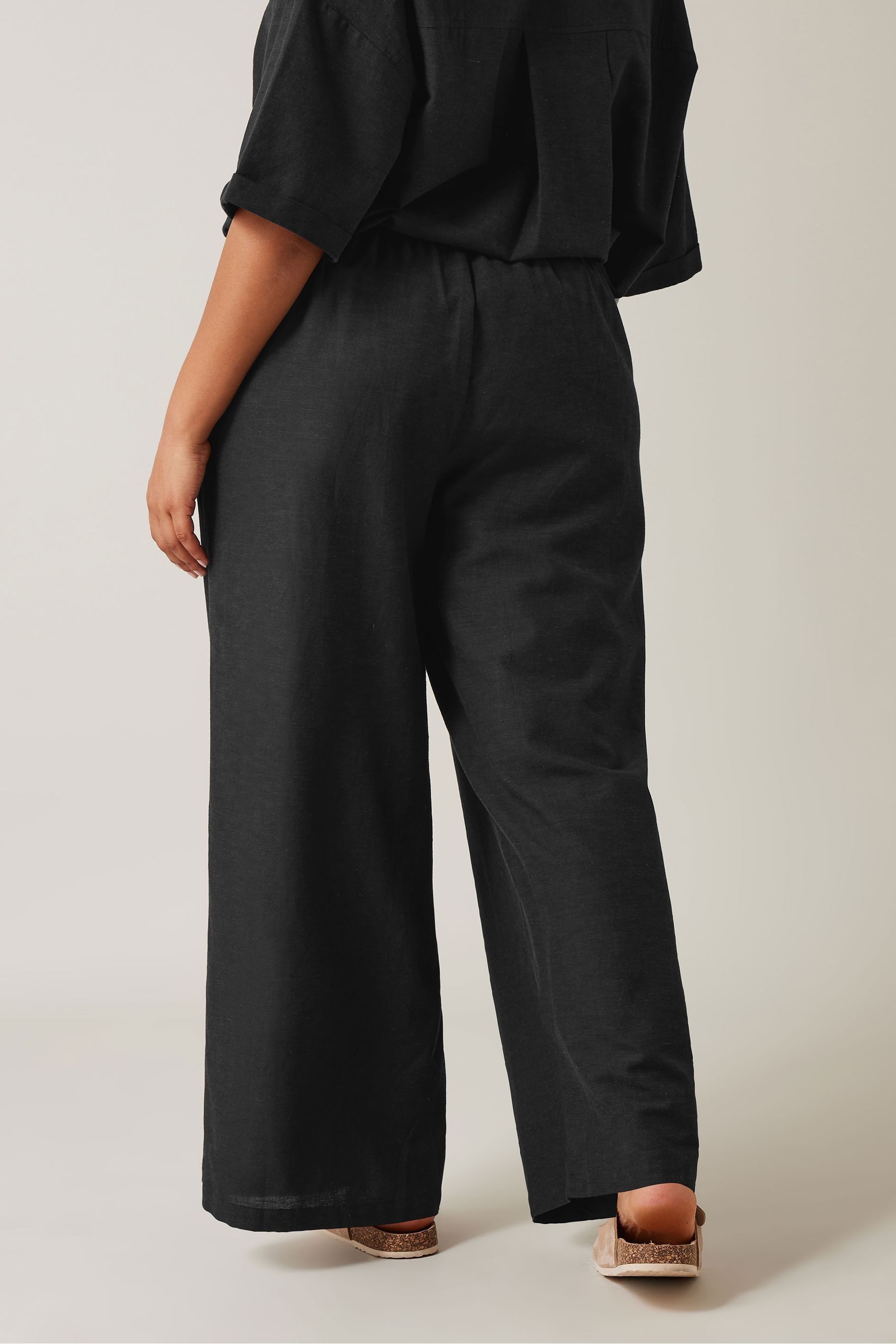Evans linen trousers sales