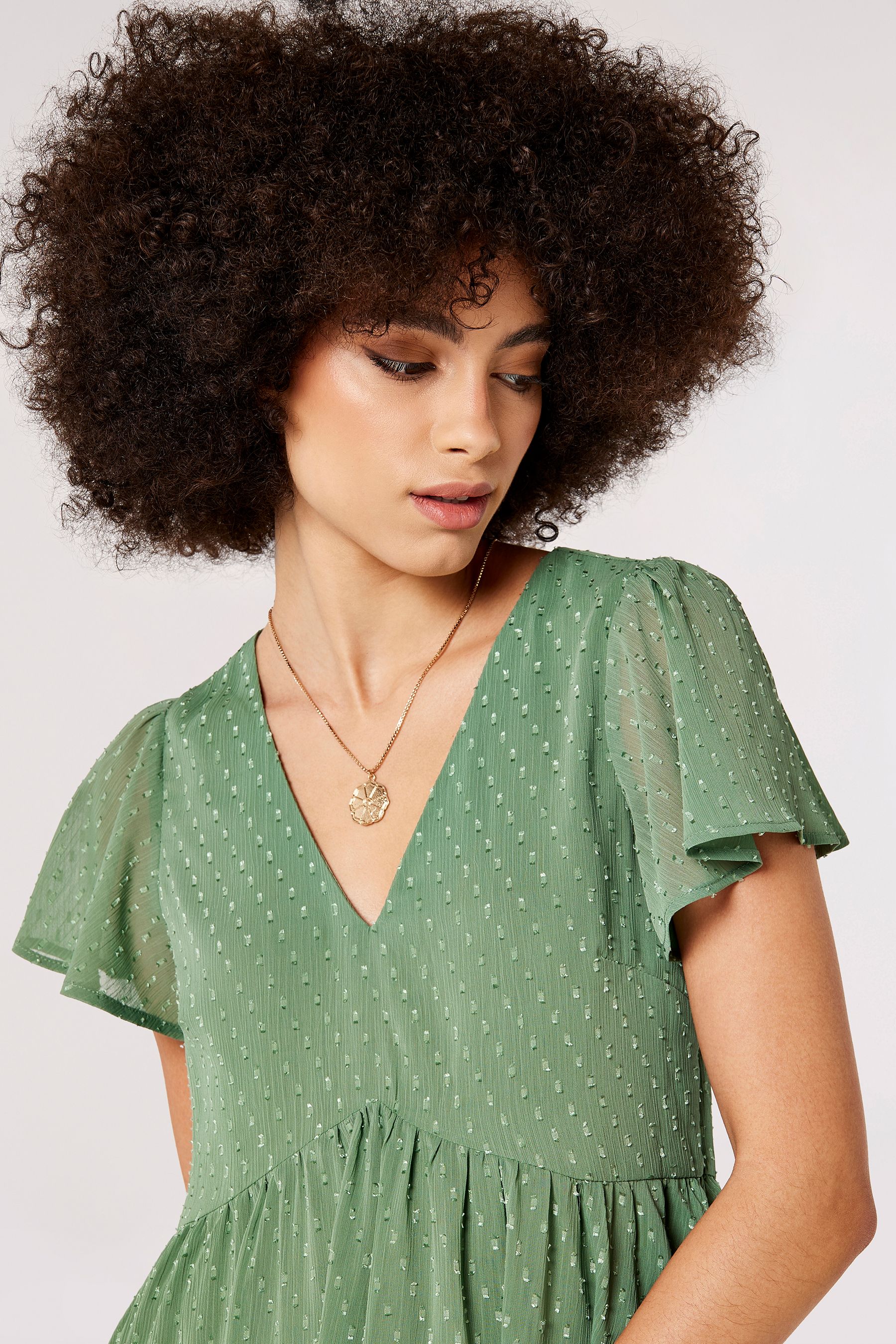 Angel sleeve skater dress best sale