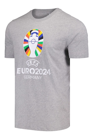 adidas Grey Euro 2024 T-Shirt