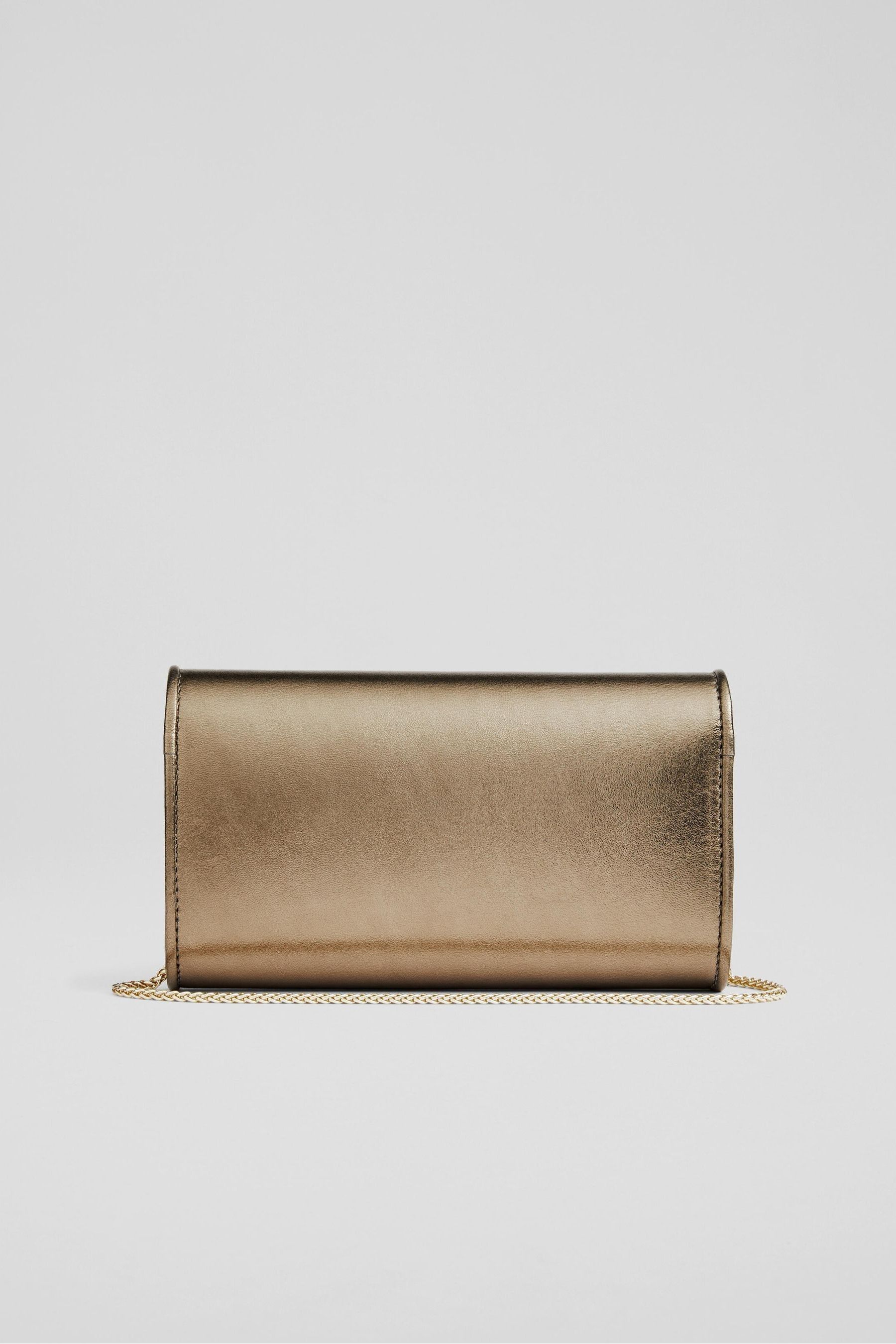 Buy LK Bennett Metallic Dominica Copper Chain Clutch Bag from the Next UK online shop