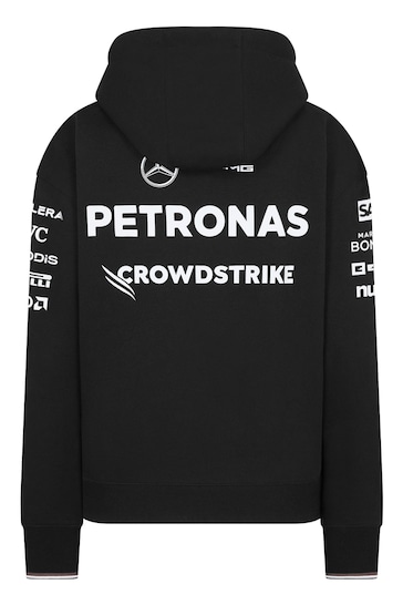 Fanatics Womens Mercedes AMG Petronas F1 2024 Team Black Hoodie
