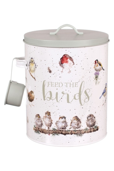 Wrendale Green Bird Feed Tin Herb Pots And Tray Set