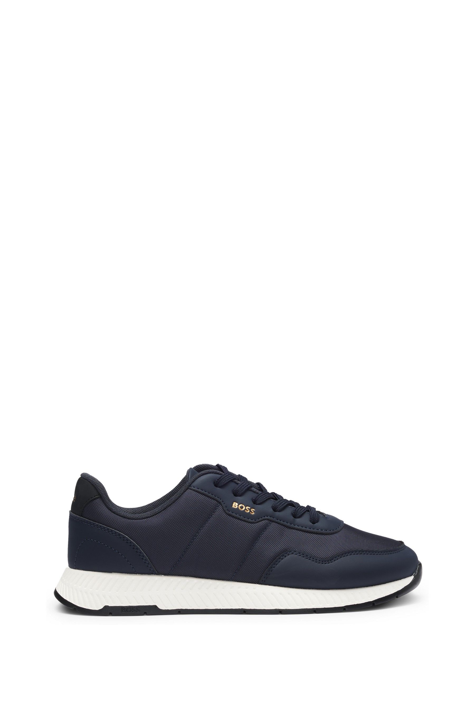 Buy BOSS Blue Textured Sole Trainers from the Next UK online shop