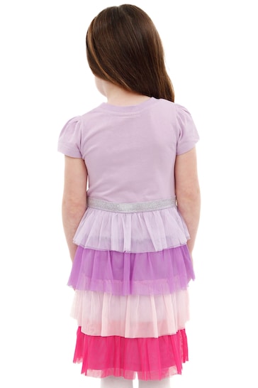Character Purple Barbie Tulle Party Dress