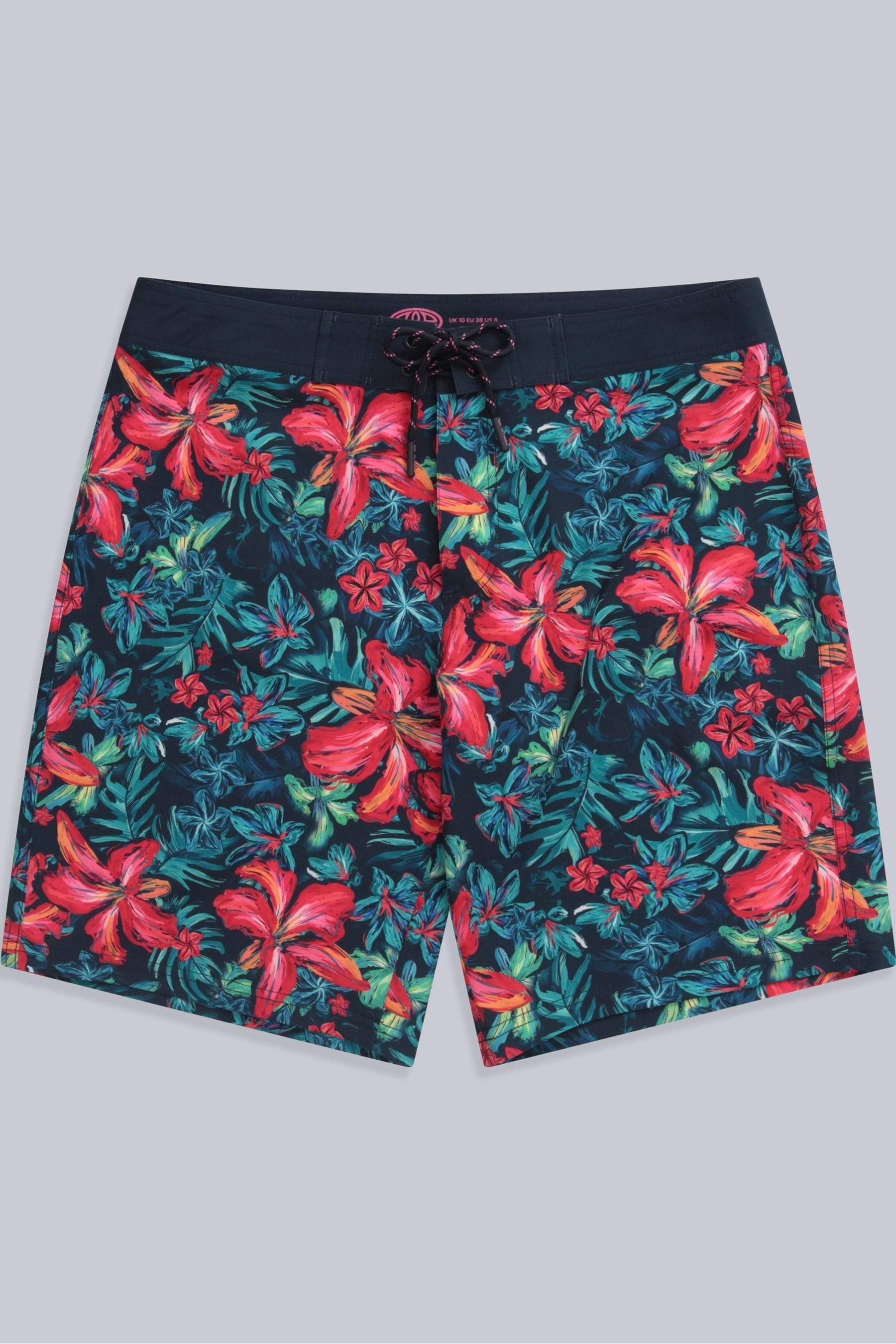 Buy Animal Red Womens Nora Printed Recycled Board Shorts from the Next UK online shop