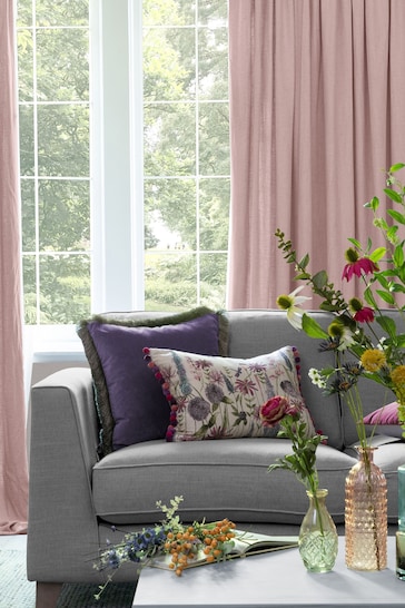 Voyage Maison Blossom Hawley Plain Pencil Pleat Curtains