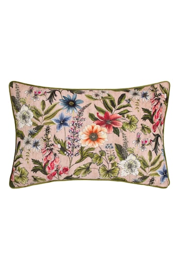 Wylder Nature Blush Hidcote Manor Evelyn Floral Cushion