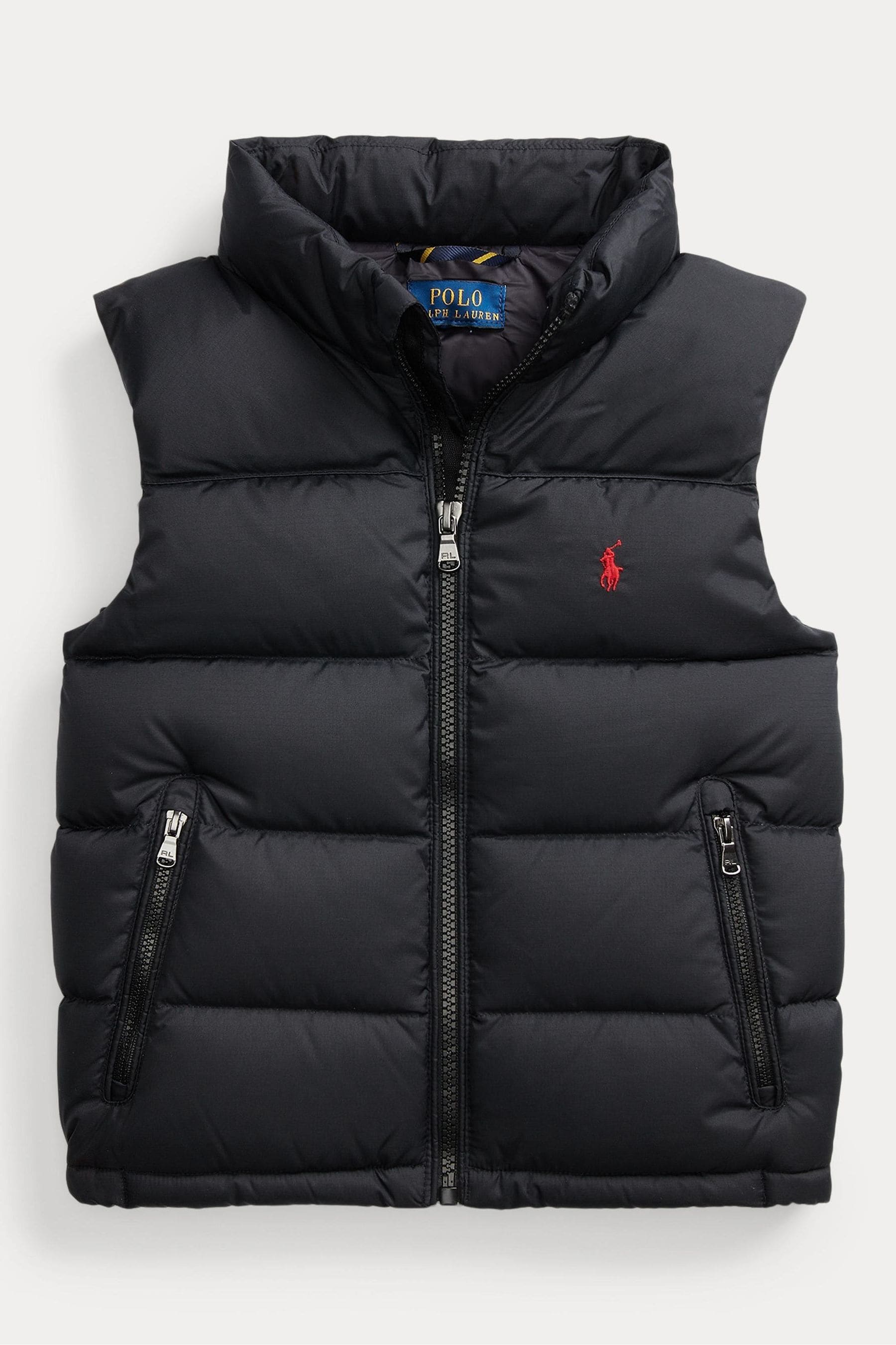 Buy Polo Ralph Lauren Boys Ripstop Down Black Gilet from the Next UK online shop