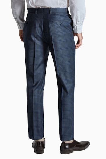 Ted Baker Tailoring Blue Crux Check Trousers