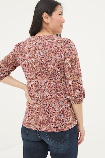 FatFace Penny Cream Expressive Top