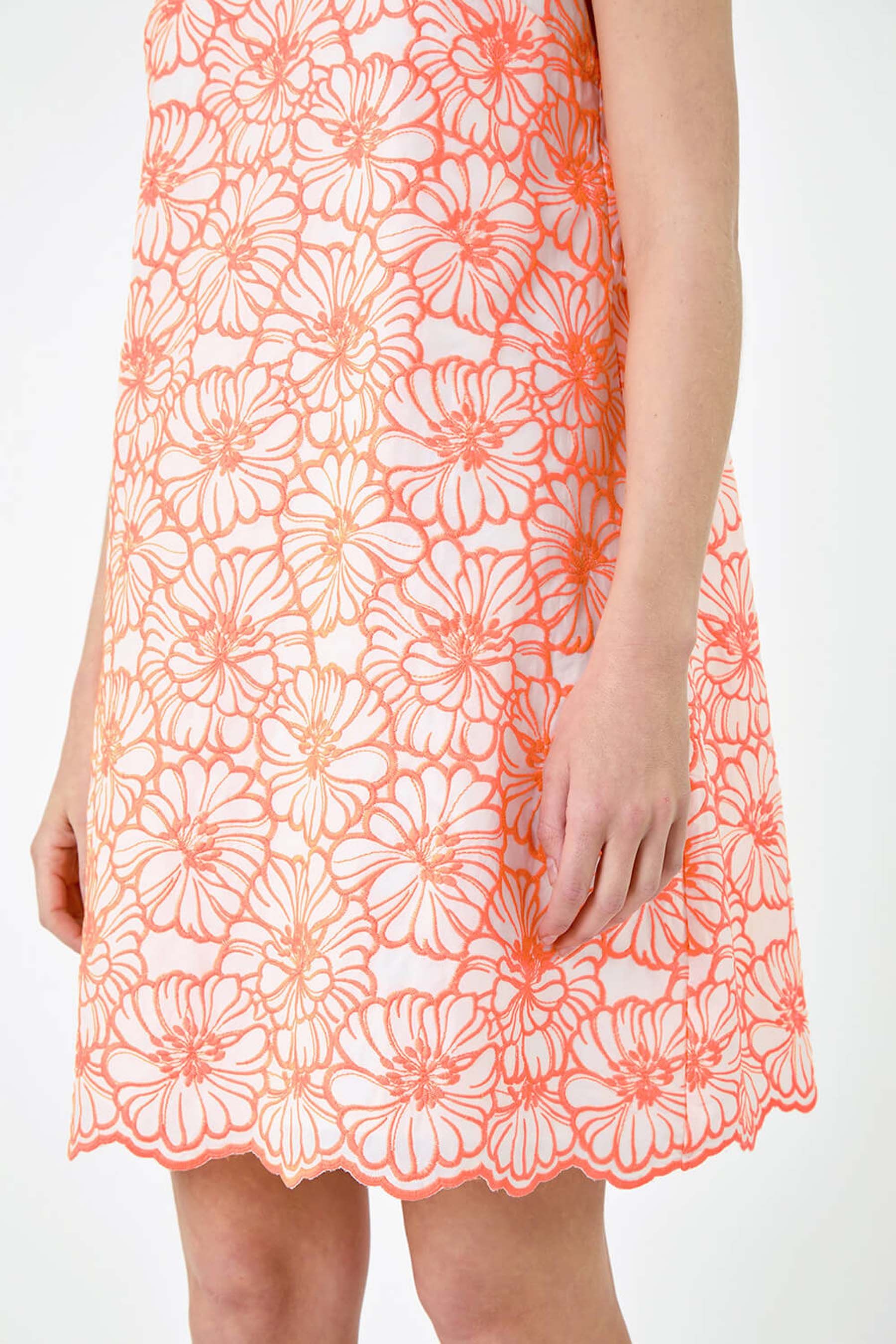 Embroidered shift skirt outlet