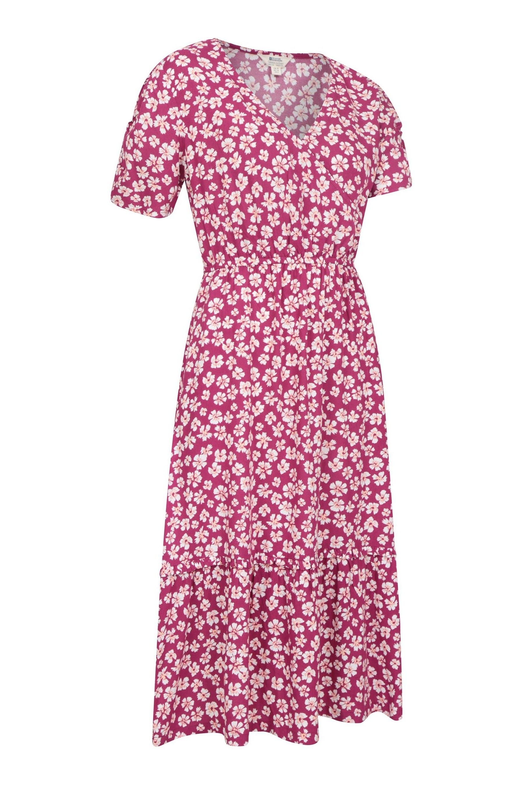 Buy Mountain Warehouse Pink Oasis Womens Midi Tiered Dress from the Next UK online shop