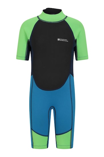 Mountain Warehouse Mid Blue Kids Shorty 2.5/2mm Wetsuit